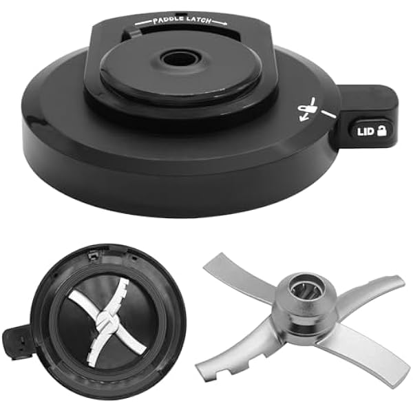 Tapa de tazón exterior con paleta compatible con máquina de helado serie NC299AMZ/NC301/NC300, accesorios Creami reutilizables sin BPA, aptos para lavavajillas, compatibles con Ninja
