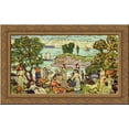 thumbnail image 1 of Outer Harbor 24x17 Gold Ornate Wood Framed Canvas Art by Prendergast, Maurice, 1 of 2