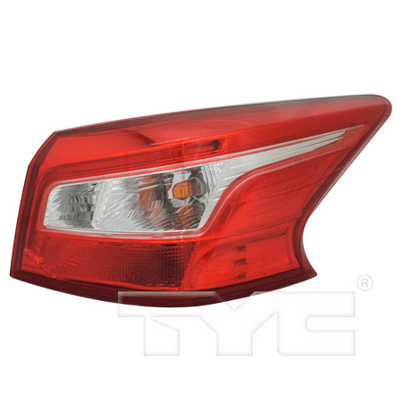 Outer Quarter Tail Light Lamp Right Passenger for 16-18 Nissan Sentra Non-Nismo Fits select: 2016-2019 NISSAN SENTRA S/SV/SR/SL