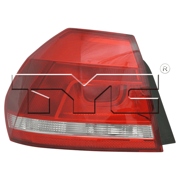 Outer Quarter Tail Light Rear Lamp Left Driver for 12-15 Volkswagen Passat Fits select: 2012-2013 VOLKSWAGEN PASSAT SE