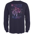 thumbnail image 1 of Outer Space Adventurer Astronaut Aim For The Stars Mens Long Sleeve T Shirt Navy X-LG, 1 of 1