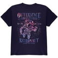 thumbnail image 1 of Outer Space Adventurer Astronaut Aim For The Stars Youth T Shirt Navy YXL, 1 of 1