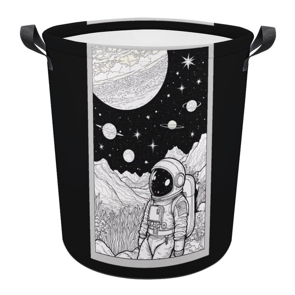Outer Space Astronauts (92) Laundry Basket Storage Basket Controller Clothes Organizer Bin Waterproof