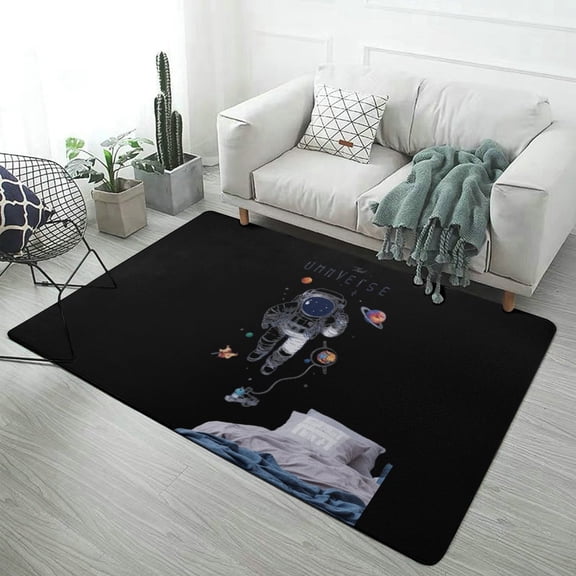 Outer Space Astronauts (93) Soft Comfy Area Rugs Carpet Suitable for Living Room Kitchen Bedroom Laundry Room Home Decorations 40"x60"
