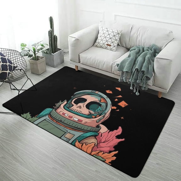 Outer Space Astronauts (97) Soft Comfy Area Rugs Carpet Suitable for Living Room Kitchen Bedroom Laundry Room Home Decorations 23.6"x35"