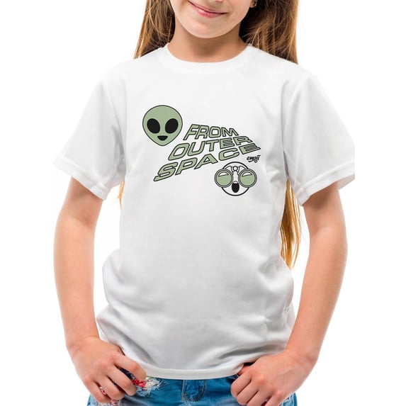 Outer Space Cool Alien Sci-Fi Trendy Graphic T-shirt