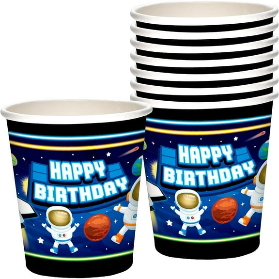 Outer Space Cups 24 Count - Outer Space Party Supplies
