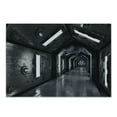 thumbnail image 1 of Outer Space Cutting Board, Dark Futuristic Corridor of Spaceship Adventure Technology Sci Fi Art Prints, Decorative Tempered Glass Cutting and Serving Board, Small Size, Greenish Grey, by Ambesonne, 1 of 1
