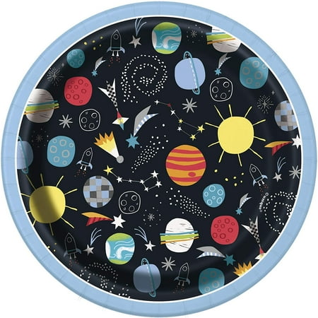 Outer Space Dessert Plates