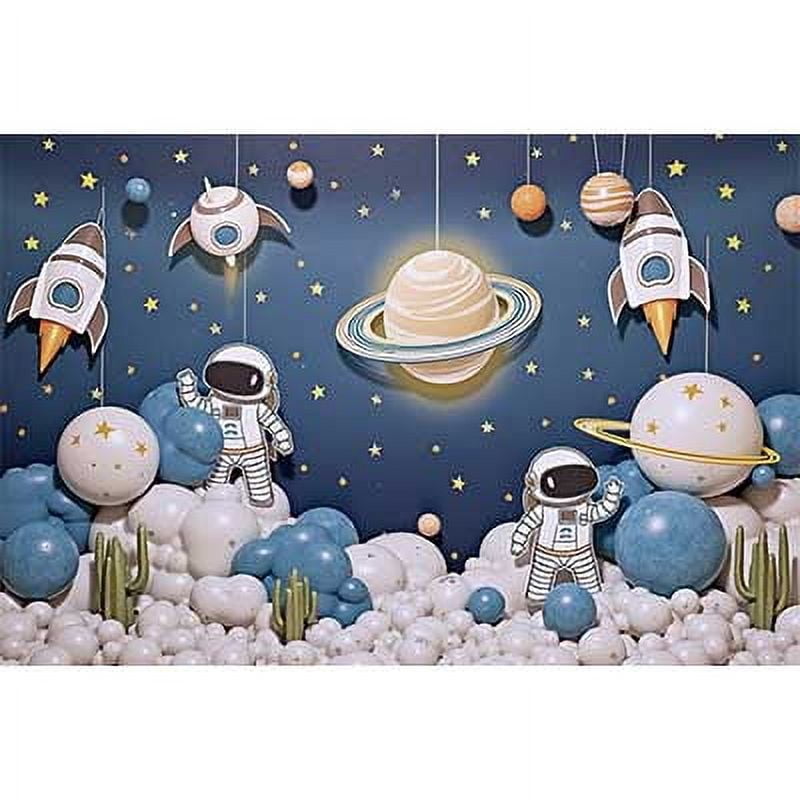 Outer Space Exploration Astronaut Planet Star Photo Backdrop Boys ...