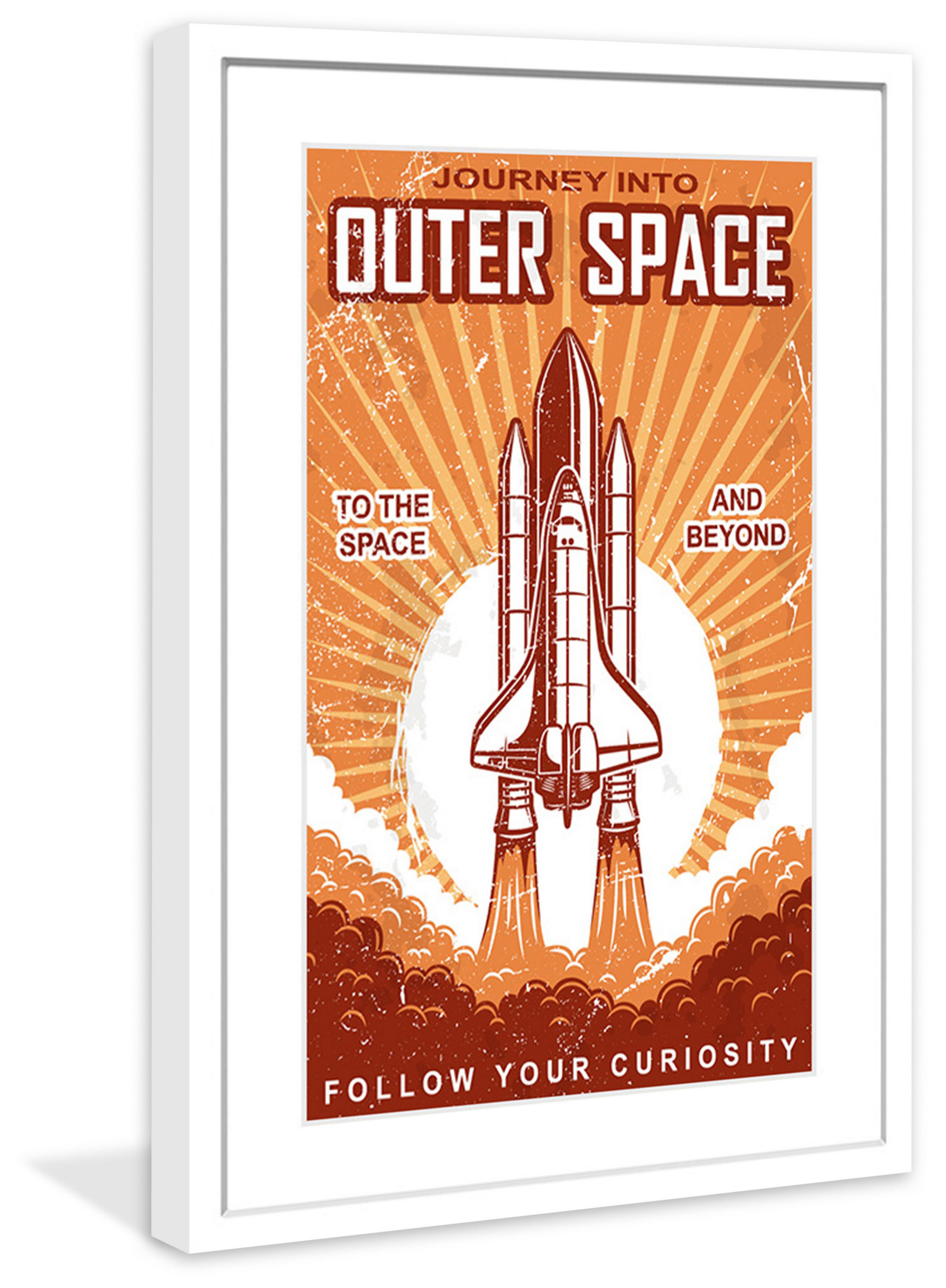 "Outer Space" Framed Painting Print