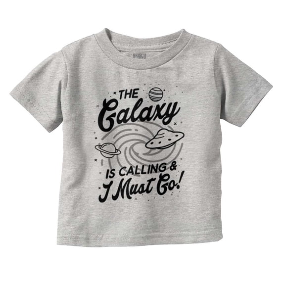 Outer Space Galaxy Adventure Cool UFO Toddler Boy Girl T Shirt Infant Toddler Brisco Brands 5T