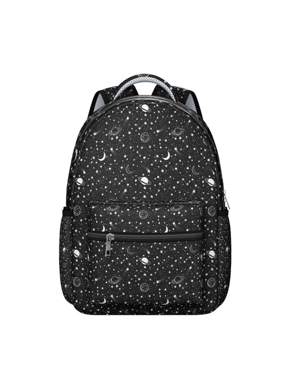 Outer Space Galaxy Students Backpack Celestial Nebula Cosmic Design, Lightweight and Durable School Bag for Student and Student