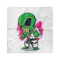 thumbnail image 1 of Outer Space Head Scarf, Angry Alien Karate Art, Head Wrap, 3 Sizes, by Ambesonne, 1 of 2
