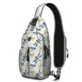 thumbnail image 1 of Outer Space Inspired Sling Backpack with Starry Night Pattern – Multipurpose Crossbody Bag with Reversible Strap, Ergonomic Fit, Large Compartments, Smooth Zippers, Ideal for Hiking and Travel, 1 of 2