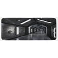 thumbnail image 1 of Outer Space Kitchen Mat, Dark Futuristic Corridor of Spaceship Adventure Technology Sci Fi Art Prints, Plush Decorative Kitchen Mat with Non Slip Backing, 47" X 19", Greenish Grey, by Ambesonne, 1 of 1