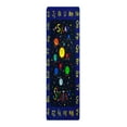 thumbnail image 1 of Outer Space Pattern Kids Area Rug, Non Slip Solar System Alphabet Play Mat Learning Carpet, 1 of 5