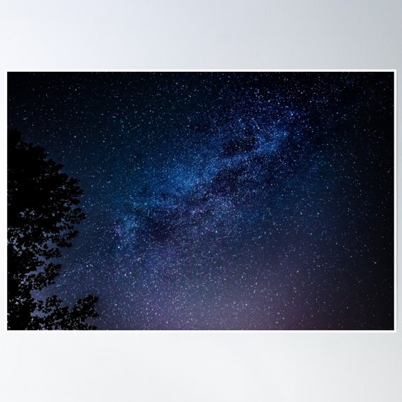 Outer Space Poster Wall Art, Modern Wall Decor, 16x24 UNFRAMED