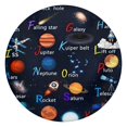 thumbnail image 1 of Outer Space Round Fitted Table Cover Spill-Proof & Scratch-Resistant for Kids & Pets, 1 of 5