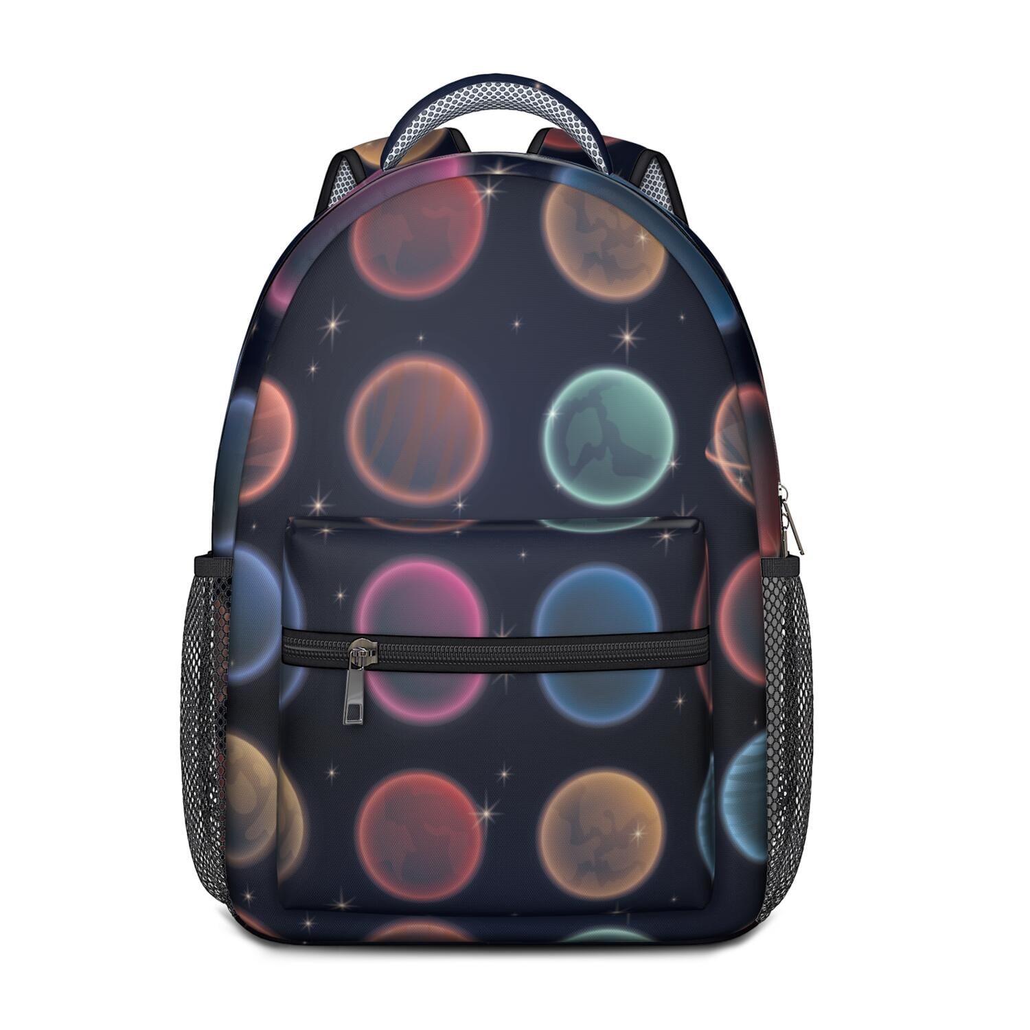 Outer Space School Backpack - Lightweight & Waterproof with Organized ...