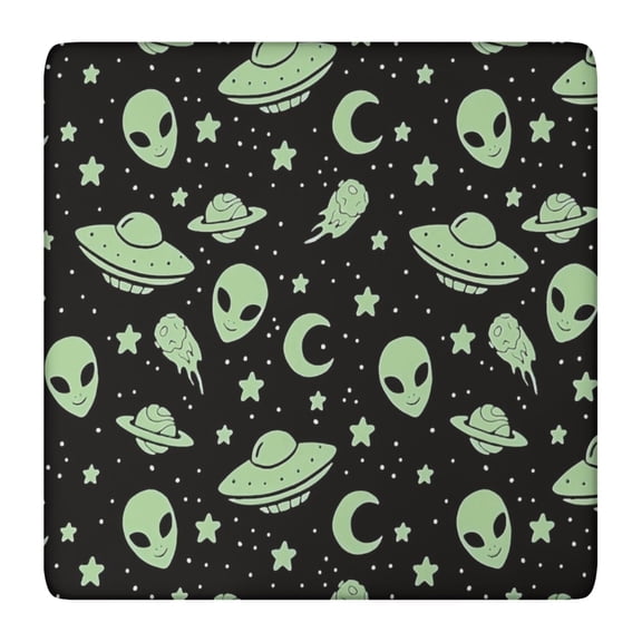 Outer Space Star Constellation Square Table Cover Washable Wrinkle-Free Tablecloth