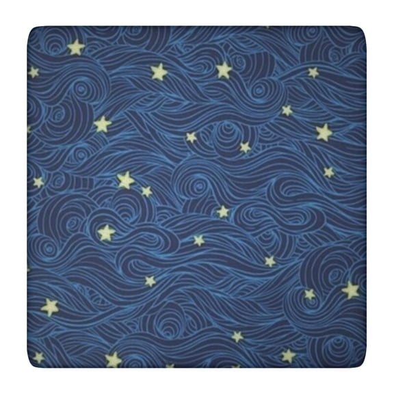 Outer Space Star Constellation Square Table Cover Washable Wrinkle-Free Tablecloth