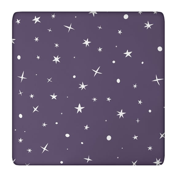 Outer Space Star Constellation Square Table Cover Wrinkle-Free Washable Tablecloth