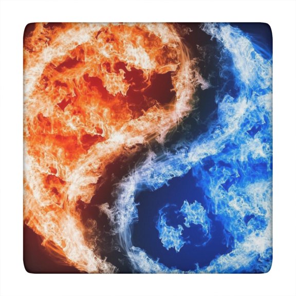Outer Space Star Constellation Square Table Cover Wrinkle-Free Washable Tablecloth