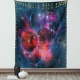 thumbnail image 1 of Outer Space Tapestry, Nebula Gas Celestial Expanse in Galaxy Astral Planet Cosmos Objects Space Theme, Wall Hanging for Bedroom Living Room Dorm Decor, 40W X 60L Inches, Navy Red, by Ambesonne, 1 of 5