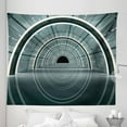 thumbnail image 1 of Outer Space Tapestry, Science Fiction Theme 3D Design Futuristic Corridor Technologic Image Print, Fabric Wall Hanging Decor for Bedroom Living Room Dorm, 5 Sizes, Blue Grey, by Ambesonne, 1 of 1