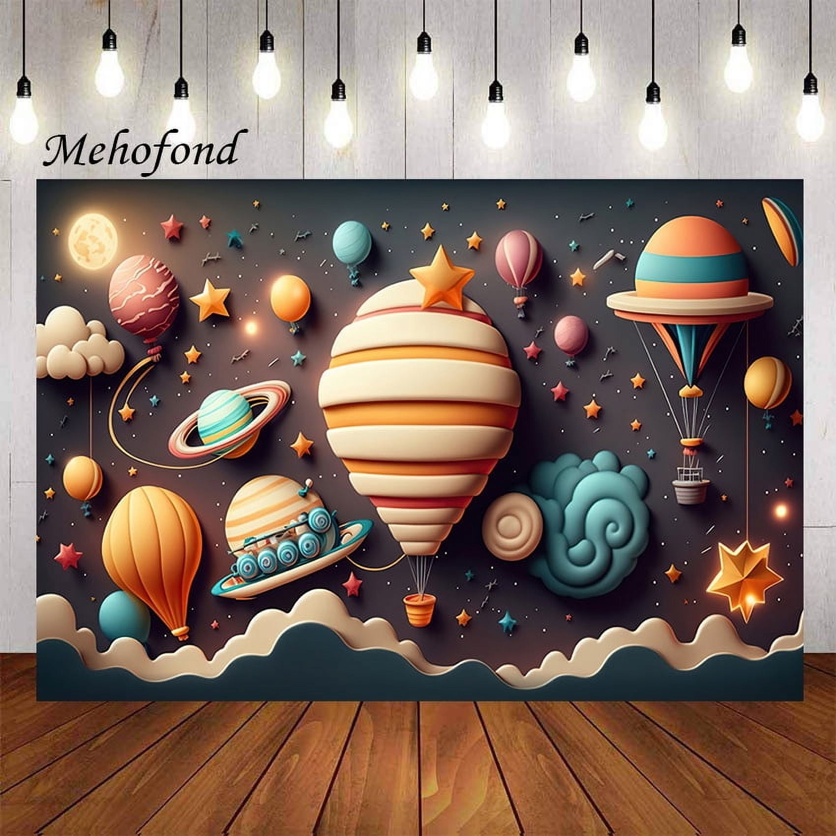 Outer Space Universe Astronaut Galaxy Stars Kids Birthday Party ration