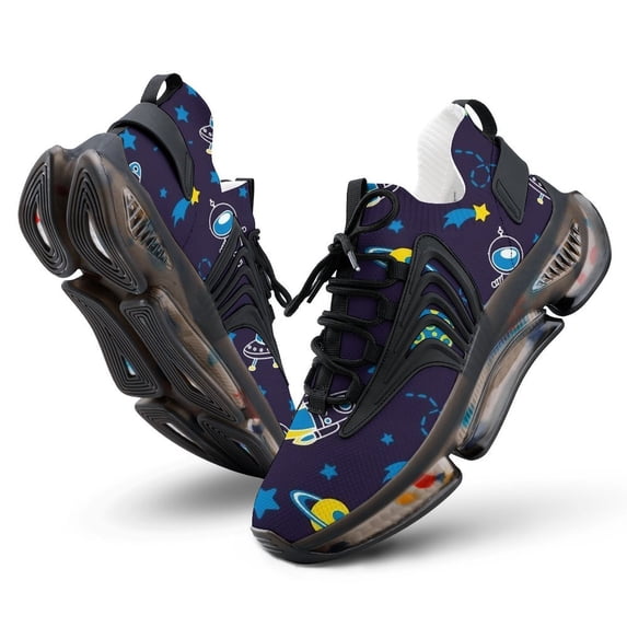 Outer Space Walking Shoes for Men Woman Lightweight Tennis Fashion Elastic Sports Shoes Cushion Basketball Shoes