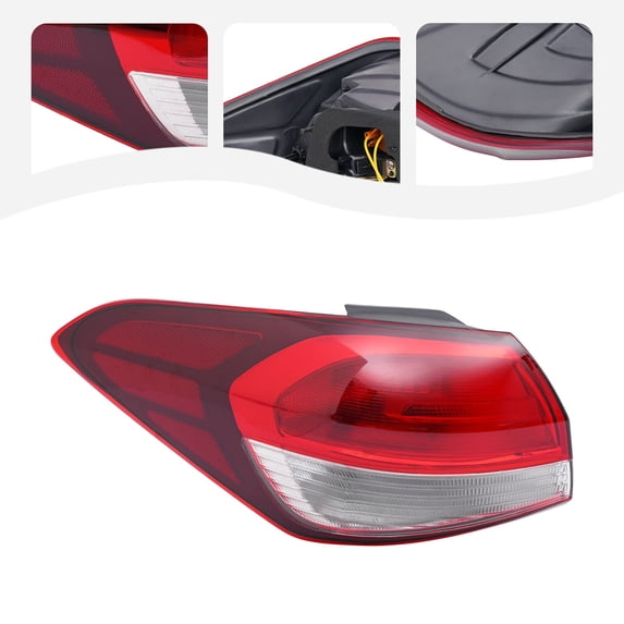 Outer Tail Light Halogen Taillamp Driver Side for Kia Forte Sedan 2017 2018 Left