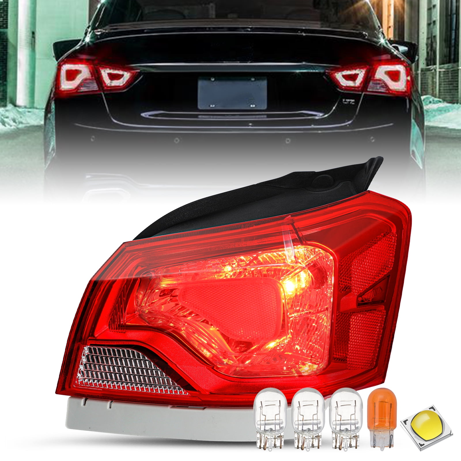Outer Tail Light Lamp for 2014-2020 Chevy Impala OE Style Replacement 14-20