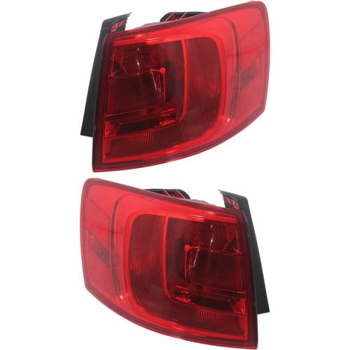 Outer Tail Light Set For 2011-2018 Volkswagen Jetta Left and Right Side
