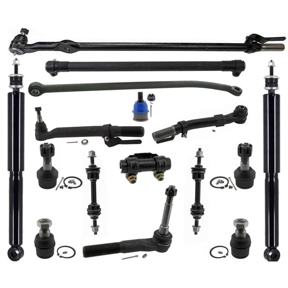 Outer Tie Rod Drag Link Track Bar For Ford F250 Super Duty 4 Wheel Drive 17-22