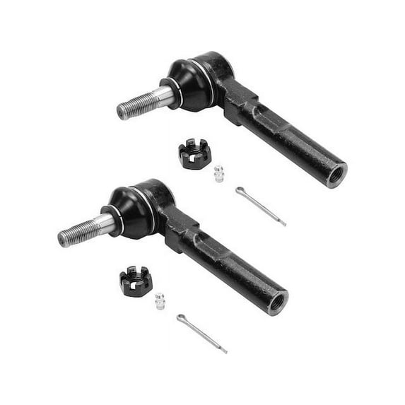 Outer Tie Rod Set - Compatible with 2003 - 2014 Chevy Express 1500 2004 2005 2006 2007 2008 2009 2010 2011 2012 2013