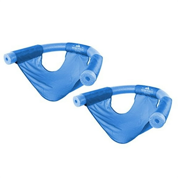 Outer Trails Sling Mesh Chair For Swimming Pool Noodles 2 Pack Dark Blue