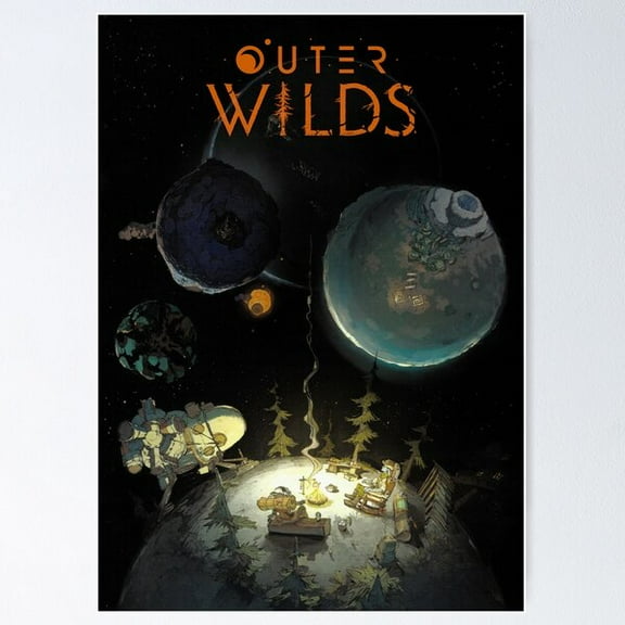 Outer Wilds Art Poster Wall Art, Modern Wall Decor For Living Room Bedroom, 8x12 UNFRAMED
