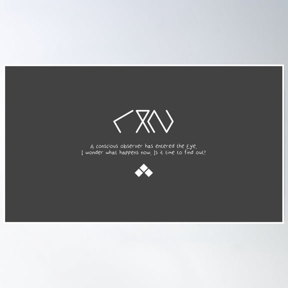 Outer Wilds Eye Of The Universe Coordinates Poster Wall Art, Modern Wall Decor, 24x36 UNFRAMED