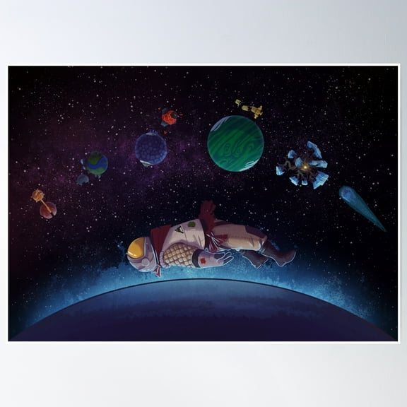 Outer Wilds Game Of The Year Poster Wall Art, Modern Wall Decor, 8x12 UNFRAMED