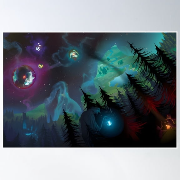 Outer Wilds - Science Fiction Poster Wall Art, Modern Wall Decor, 24x36 UNFRAMED