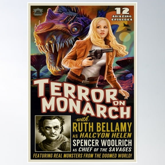 Outer Worlds Terror Of Monarch Poster Wall Art, Modern Wall Decor, 12x18 UNFRAMED