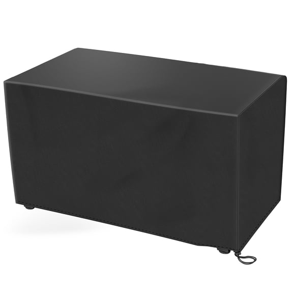 OuterMust 42" Fire Pit Table Cover Waterproof Oxford Fabric Outdoor Fire Pit Cover for Patio Backyard Black