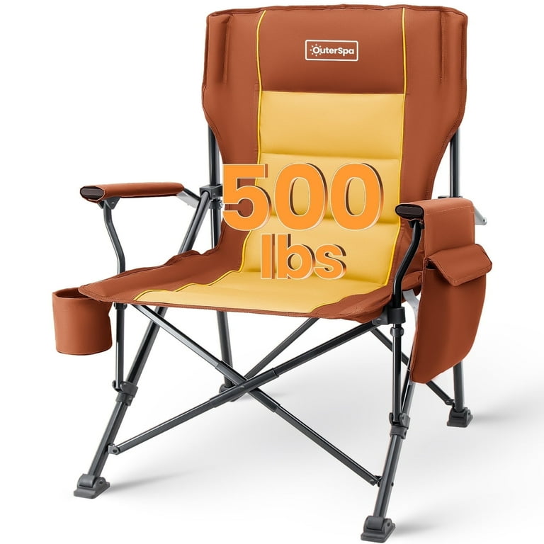 outerspa Heavy Duty Oversized Camping Chair Supports 500 lbs High