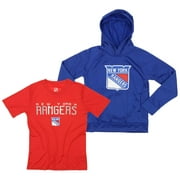 OuterStuff NHL Youth New York Rangers Team Performance Hoodie Combo Set