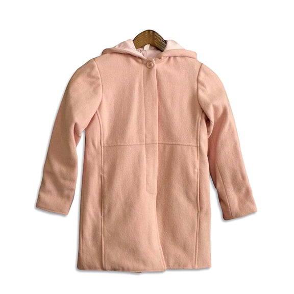 Outeredge - Big Girls' Reversible Hooded Dress Coat 27504-X-Large (pink)