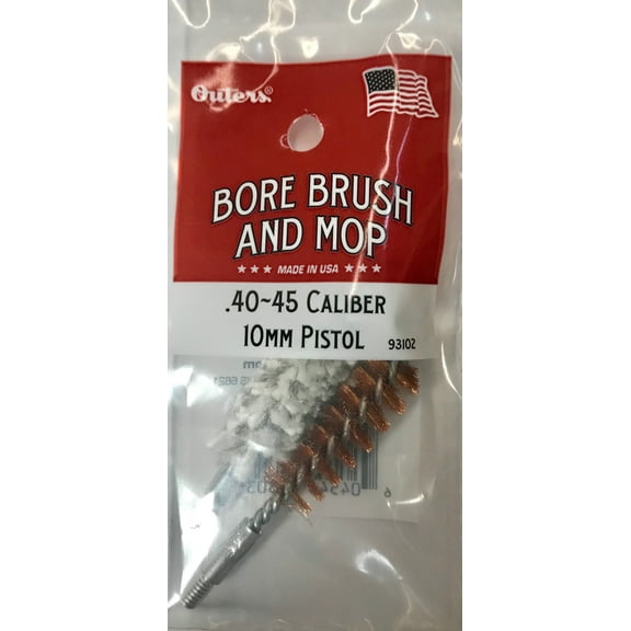 Outers® 10mm Phosphor Bronze Bore Brush & Cotton Mop, 0.40 & 0.45 Cal