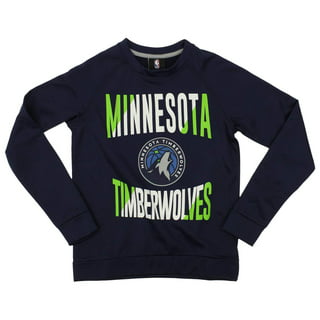 Men's Fanatics Branded Gray/Navy Minnesota Timberwolves Arctic Colorblock  Pullover Hoodie