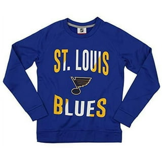 St. Louis Blues Antigua Victory Pullover Sweatshirt - Heather Gray